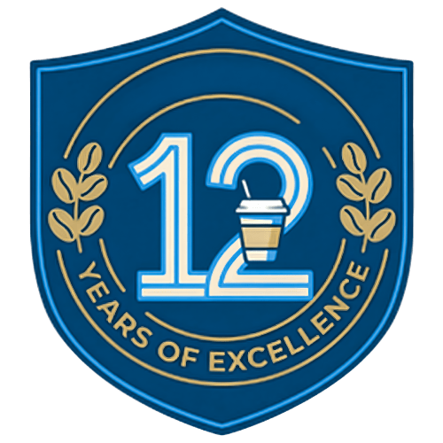 12 years of excellence trust badge icon