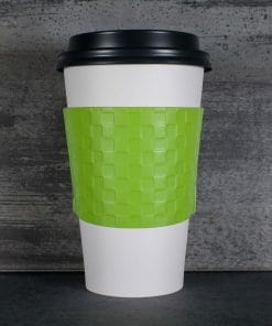 green color coffee cup sleeve