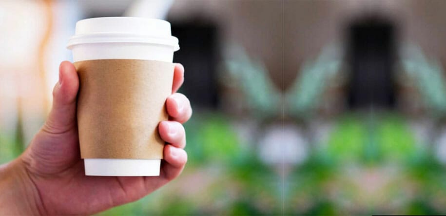 Kraft coffee sleeves