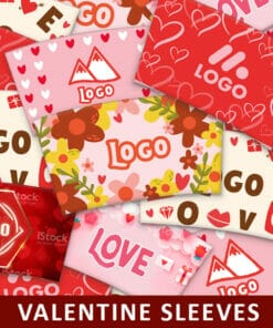 valentine coffee sleeves