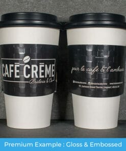 Black coffee sleeves