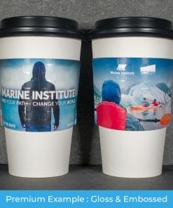 Custom coffee sleeve