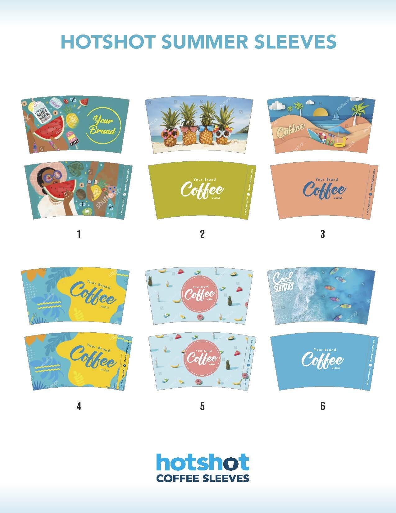 Cup Sleeve Templates