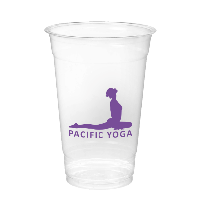 20oz custom printed clear cup