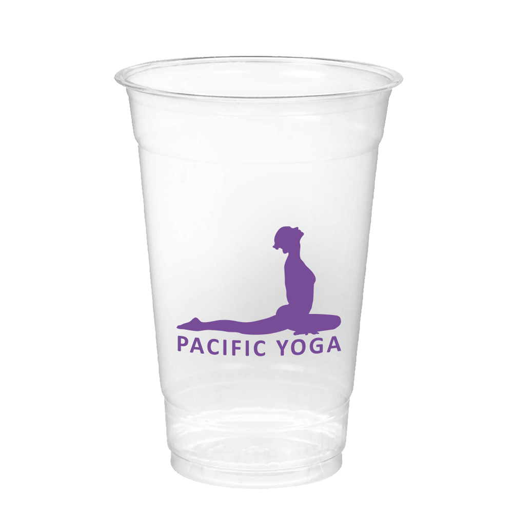 20oz custom printed clear cup