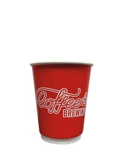 8oz double wall paper coffee cup