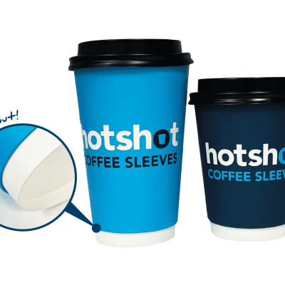 Coffee cups with custom branding