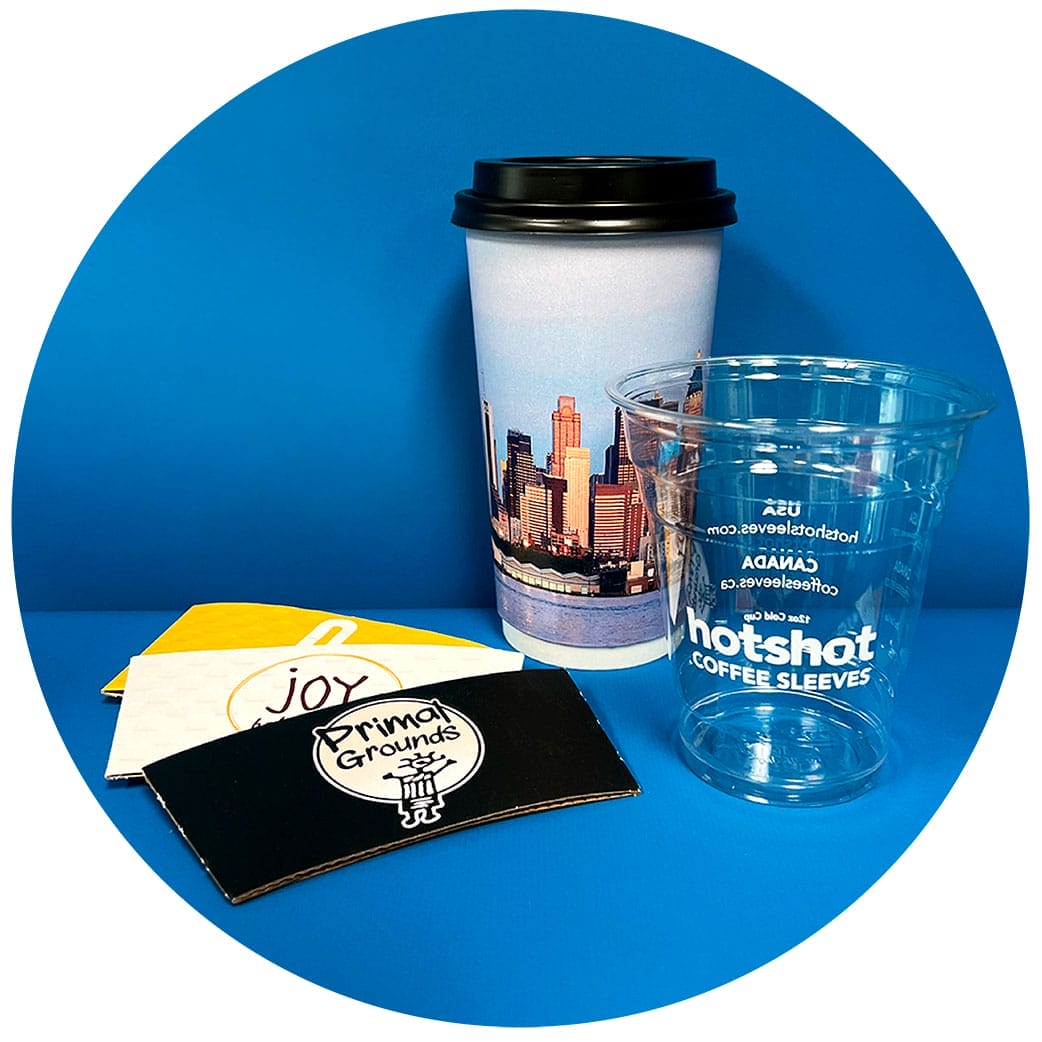 coffee sleeve samples