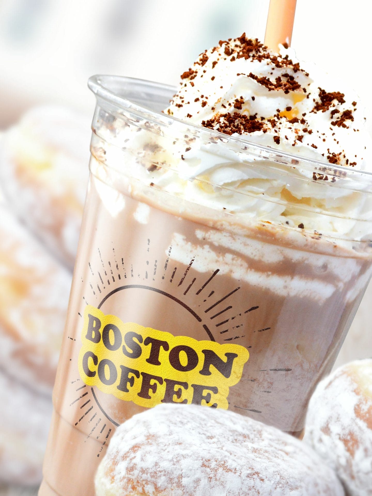 Disposable cups printed with logo