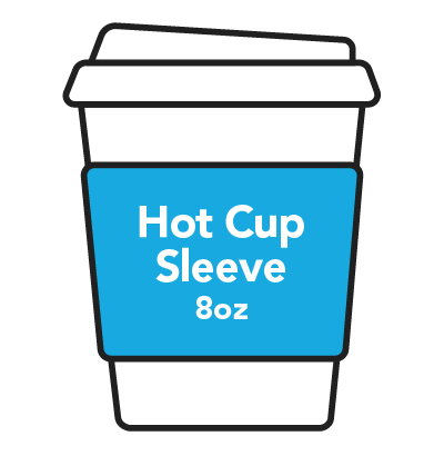8oz coffee sleeve template