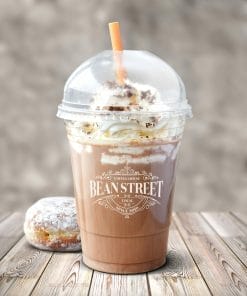 Custom printed clear plastic cups