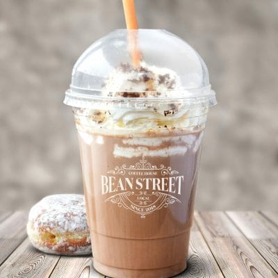 Custom printed clear plastic cups